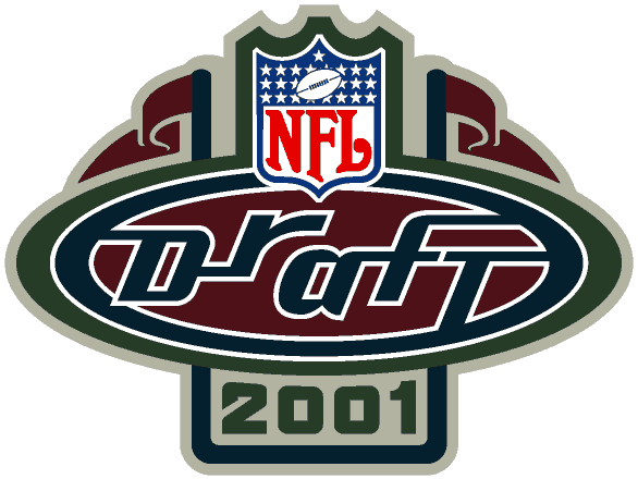 NFL Draft 2001 Primary Logo iron on transfers for T-shirts